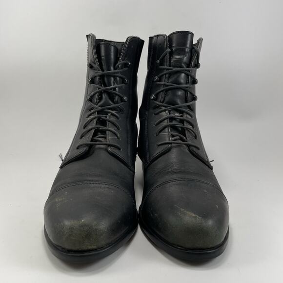 Ariat Boots Paddock Scout Zip Cap Toe Ankle Black Womens Size 7 B Western - Picture 2 of 11